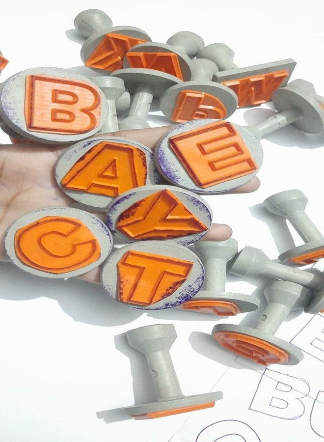 FUTUREZ KEY English Alphabet Outline Stamps - Image 1